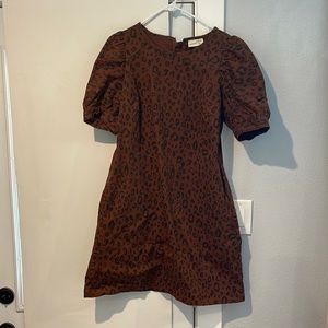 Universal Thread brown leopard mini dress